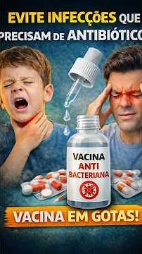Pare de tomar tanto antibiótico por sinusite e dores de garganta