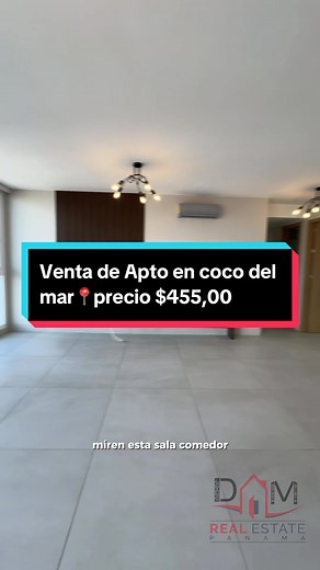 Apartamento en Coco del Mar a la venta por $455,000