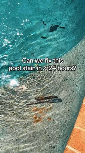 1.5K views · 4 comments | He’s a 10 but his pool has rust stains. Fix it before the neighbours start judging  Water TechniX Stain Remover clears rust, leaf, and metal stains in 24hrs - barely any scrubbing, no drama. #HesA10But #PoolStainRemover #WaterTechniX #ClearPoolEnergy #AussiePoolTok #MrPoolMan | Mr Pool Man | Facebook