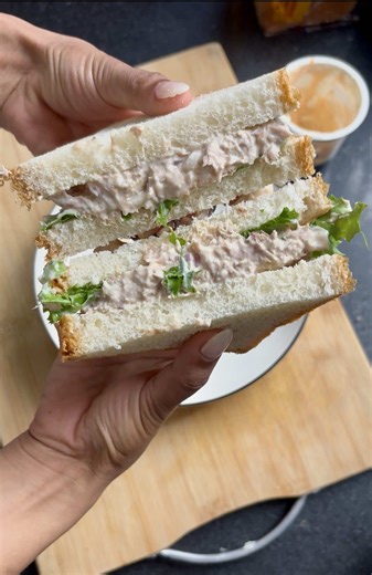 Creamy High-Protein Tuna Sandwich Recipe