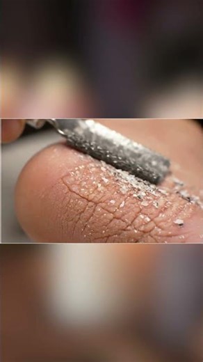 Relaxing Pedicure & Foot Spa 🧴 Crystal scraper #asmr