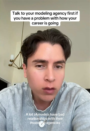 Talk to your modeling agency first if you have a problem with how your career is going #Models #Modeling #ModelingAgency