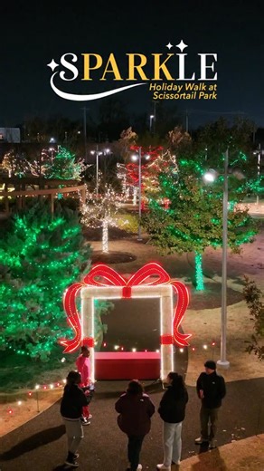 Scissortail Park on Instagram: "- ✨ The best part starts THIS WEEK! ✨ Starting Thursday, December 18, SPARKLE Holiday Walk at Scissortail Park is OPEN NIGHTLY through January 4! 🎄That means EVERY NIGHT is a perfect night to get out, stroll under the lights, and soak up the holiday magic in downtown. . 🎟️ Tickets Member Price: $4.50 online / $5 at the gate (ages 3+) General Admission: $9 online / $10 at the gate (ages 3+) 🔗 www.scissortailpark.org/sparkle. Link in Bio❗️ . 💛 Your visit support