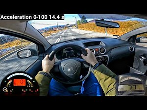 Citroen C2 1.1 i / 61 HP/ POV Test Drive #30