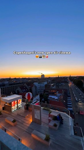Copenhagen Spots on Instagram: "Enjoyed a beautiful movie night at Filmtaget by @detdanskefilminstitut - Copenhagen’s new open air Cinema, which is the perfect spot for watching movies with a stunning city view 😍 Address: Gothersgade 55, 1123 København K #københavn #openaircinema #denmark🇩🇰 #reels #viralvideos #activitiesincopenhagen #cinema #himmeltaget #visitcopenhagen"