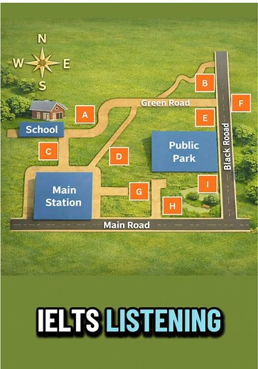 IELTS Listening Map Challenge: Find the Dolphin Statue
