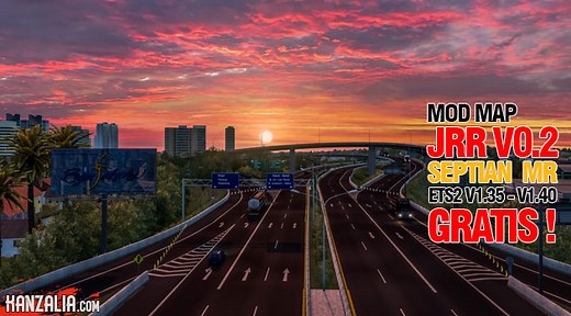 New Update Map JRR V0.2 Ets2 V1.35 - V1.40 Gratis !