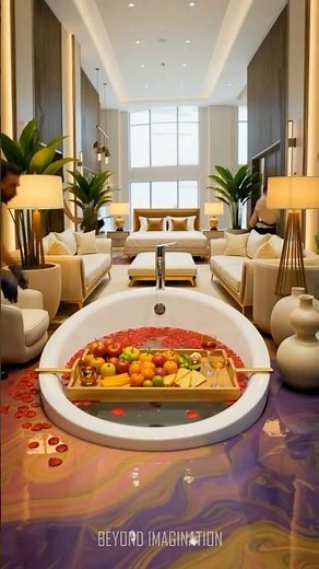 Hidden Jacuzzi Under Epoxy Floor 😱 Luxury Room Transformation (You Won’t Believe This!)#luxuryhomes