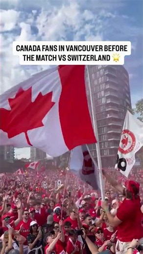 Canadians in FULL SUPPORT ahead of final Group Stage match vs Switzerland 👏 #WorldCup | #Canada