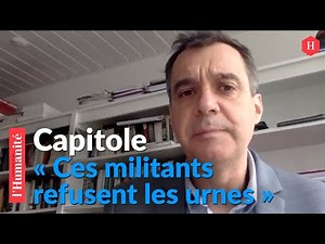 Prise du Capitole aux USA: "On s'y attendait" livre le spécialiste Romain Huret