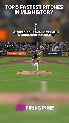 Top 5 Fastest Pitches in MLB History
