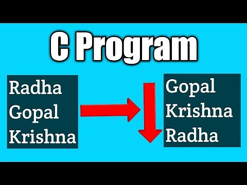 Write a c program to sort the given n names vision academy