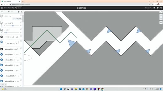 125K views · 4.4K reactions | Sonic wave in Desmos Source: https://youtu.be/fh8h8mm84bM?feature=shared | This is not the Geometry Dash post we wanted | Facebook