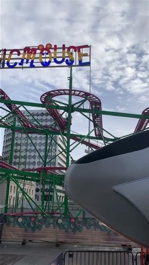 Manic mouse roller coaster #cool #funfair #shorts