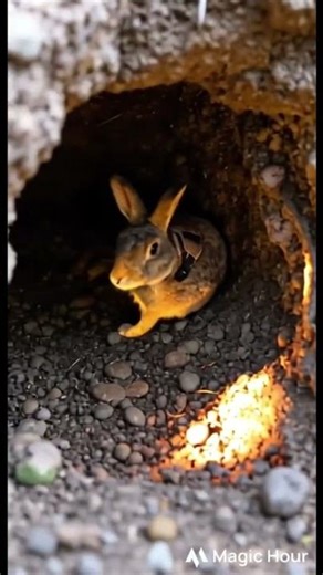 Rabbit POV: Inside a Hidden Burrow 🐰 | Real Micro Camera Underground Life #reptilepov