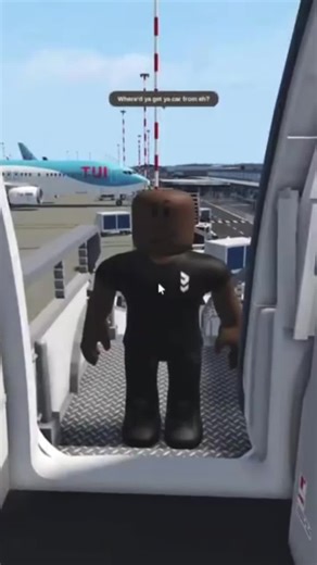 Where’d ya get ya car from eh? (We know its not a car dont worry!) #roblox #roaviation #thomascookgrouproblox #thomascook #roav