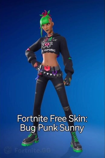 Fortnite Free Skin In Blitz Royale: Bug Punk Sunny