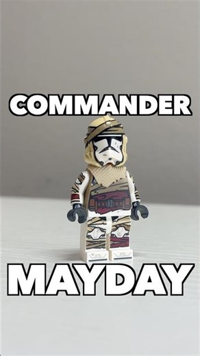 Custom LEGO Spotlight 104 - GCC Commander MAYDAY #lego #starwars #thebadbatch #legostarwars