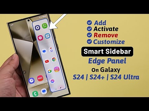 Galaxy S24/S24+/Ultra: How to Enable/ Disable Smart Sidebar!