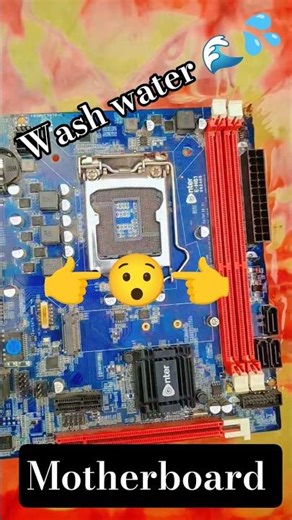 💧 Motherboard Ko Paani Se Dhoya 😱 | Result Shocked Me! #shorts
