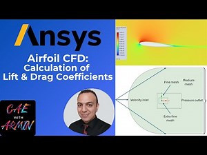 ✈️ ANSYS Fluent Tutorial | Lift and Drag Coefficient Calculation for NACA Airfoil