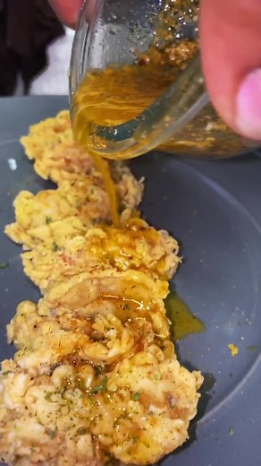Delicious Homemade Fried Mussels with Garlic Butter