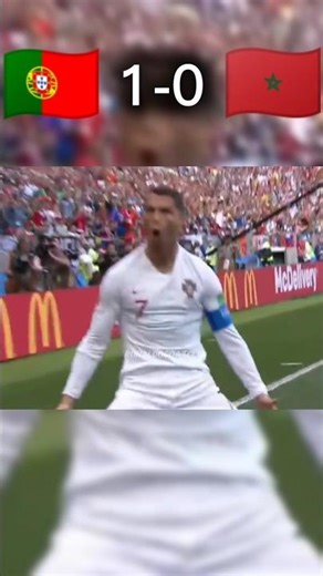 Ronaldo breaks records! Portugal 1-0 Morocco | World Cup Magic 🇵🇹#shorts#goat#football#cr7#soccer