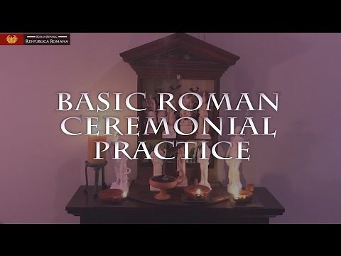 Introduction to Roman Ceremonial Rite (Cultus Deorum Romanorum)