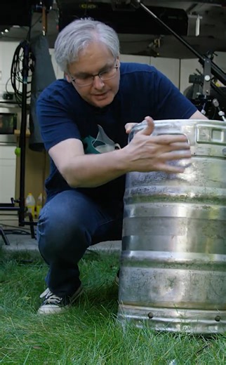 A Vertical Beer Keg BBQ #explore | Glen And Friends Cooking