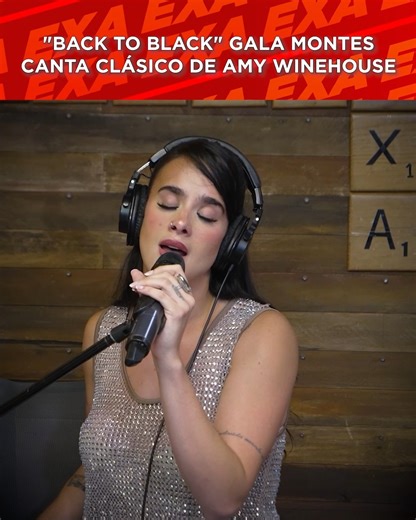 Gala montes canta clásico de Amy Winehouse en vivo, "Back to black". 🎶🙌 #JessieEnExa | Exafm