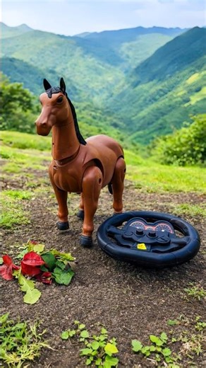 Remote Control RC Running Horse Toy Unboxing & Test 😱🐎