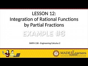 Integration of Rational Functions by Partial Fractions: Example #6