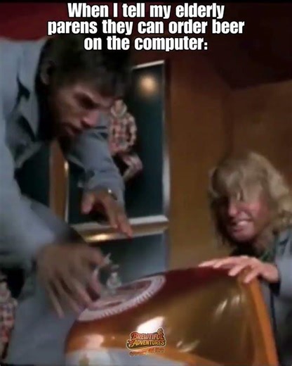My Folks Trying To Order Been On The Computer: #zoolander #beerhumor