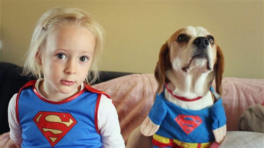How a child can show their love for a dog
