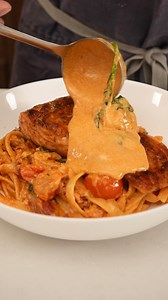 @brandongouveia link in bio https://tasty.co/recipe/tuscan-salmon-pasta | Tasty UK