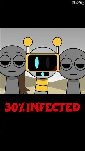 Evolution of FUNBOT Infection | 0% - 100% percent #sprunki #incredibox