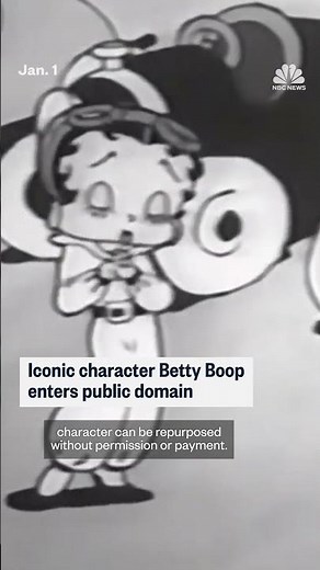 Iconic character Betty Boop enters public domain