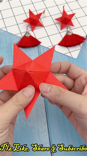 DIY Origami Star Earrings ✨ | Handmade Paper Jewelry Craft Idea