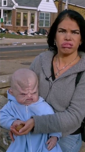 This Baby Looks TERRIFYING 😱 You Won’t Believe What Happens Next! #Shorts