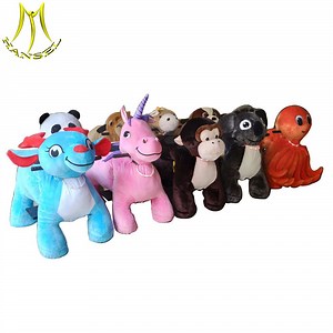 [Hot Item] Hansel Coin Operated Plush Stuffed Animal Ride Electric for Children