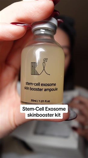 Always make sure you’re getting an authentic product! So happy to see this finally launch in the states, AND available on tiktok shop! @Ki Cosmetics #skintreatments #microneedling #exosome #pdrn #skinbooster
