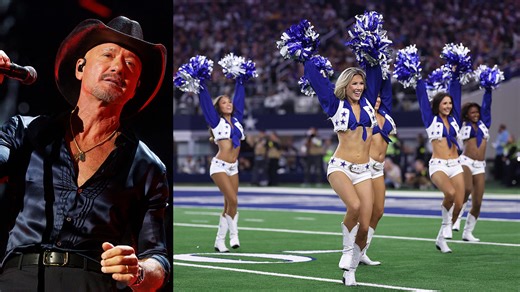 Tim McGraw and Dallas Cowboys cheerleaders to perform at Walmart AMP in Rogers