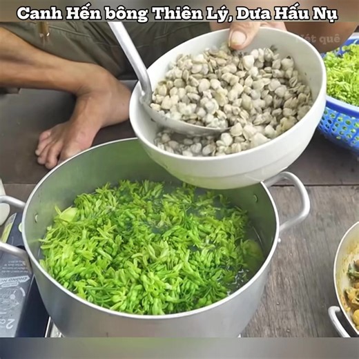 Canh Hến bông Thiên Lý. #netque #nauan #monandanda #amthucmientay #monanmientay