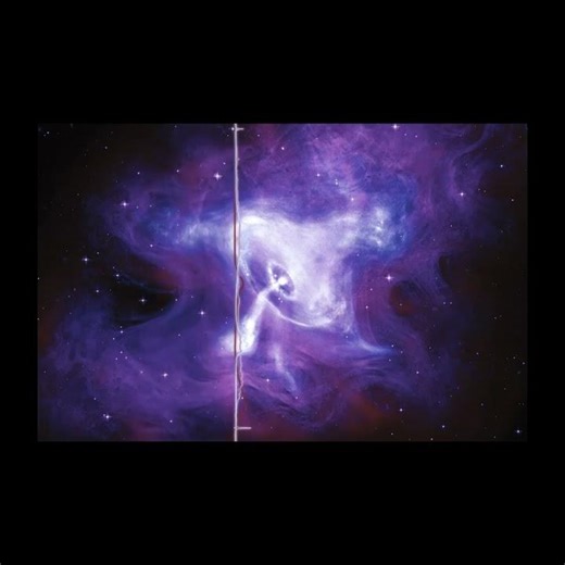 Listening to The Crab Nebula 🎧 #Space #Science #Astronomy #Sonification #SpaceStuff