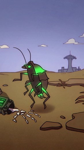 Vibing Cockroaches in the Fallout Dance!