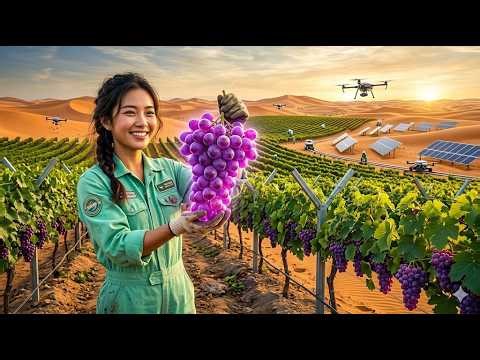 The Vineyard Miracle: Growing Premium Grapes on 40,000 Hectares of Sand