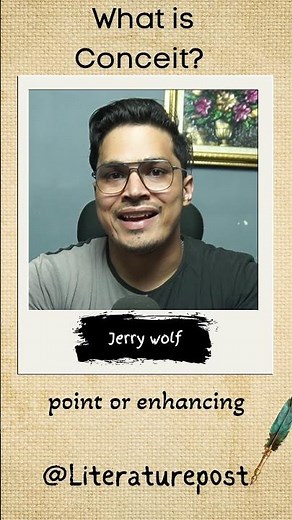 What is Conceit in English Literature? | literary device | #shorts