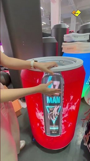 🧊 Smart LED Fridge Display – 50L Capacity & Dynamic Advertising!