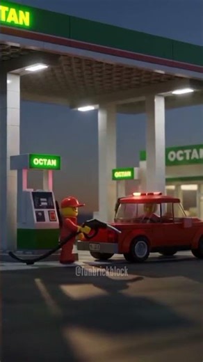 Gas station part 7 #LegoAdventure #RealLifeLego #LegoWorld #LegoFun