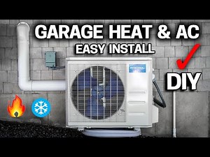 How To install Split Ductless AC & Heating System // Start to Finish - 1 PERSON!